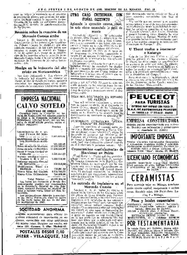 ABC MADRID 02-08-1962 página 18