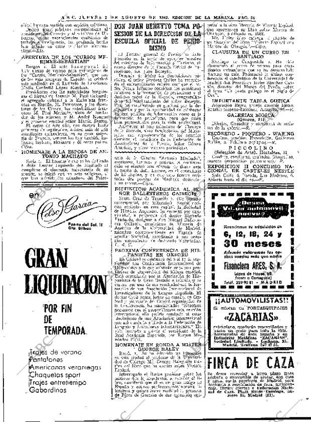 ABC MADRID 02-08-1962 página 26