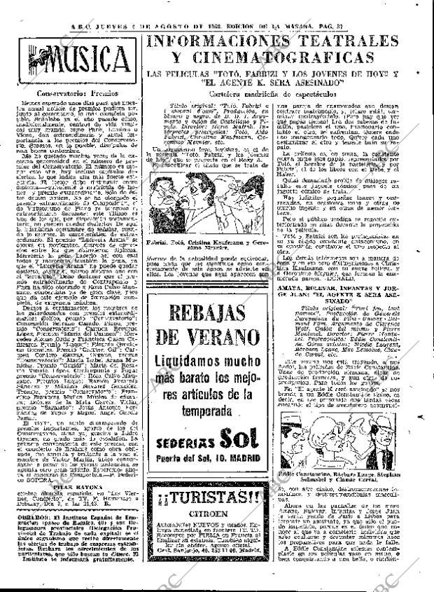 ABC MADRID 02-08-1962 página 37
