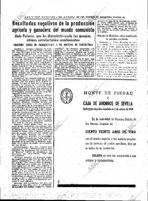 ABC SEVILLA 05-08-1962 página 41