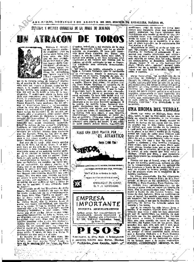 ABC SEVILLA 05-08-1962 página 55
