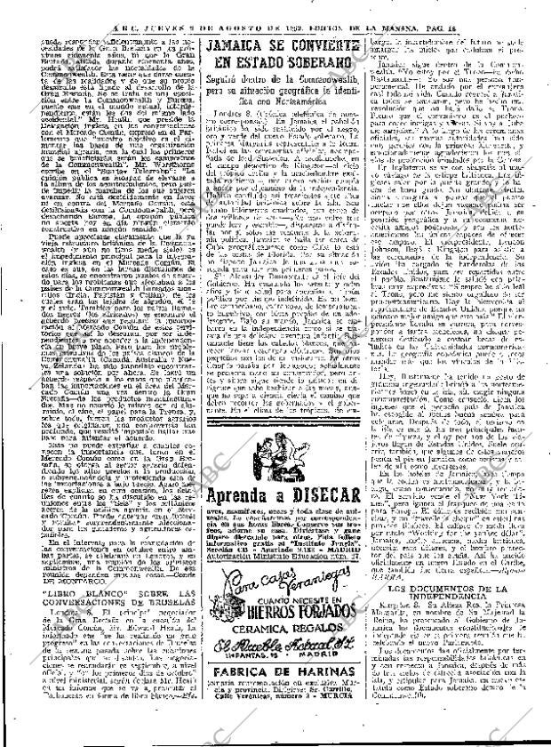 ABC MADRID 09-08-1962 página 18