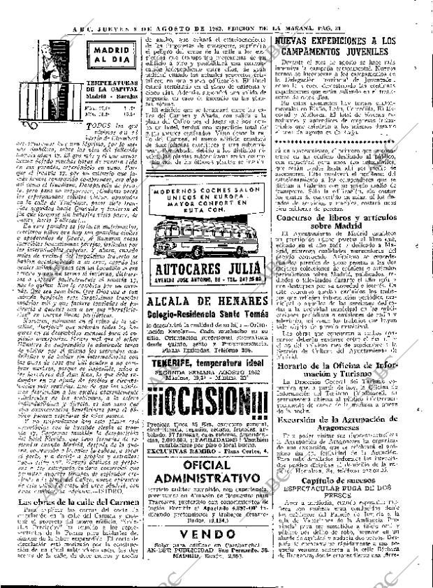 ABC MADRID 09-08-1962 página 31