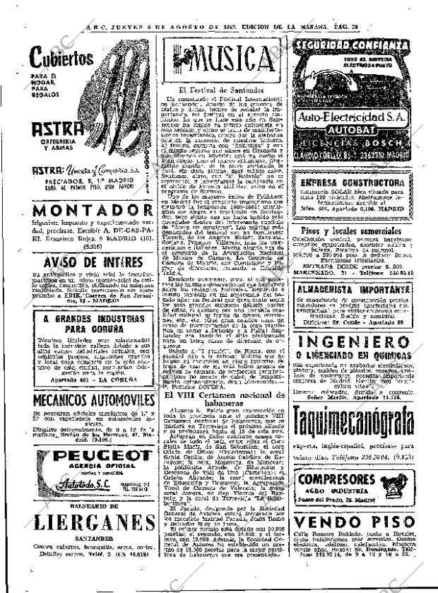 ABC MADRID 09-08-1962 página 38