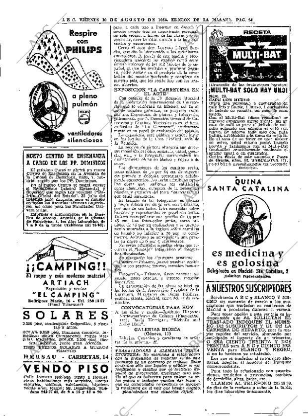 ABC MADRID 10-08-1962 página 24