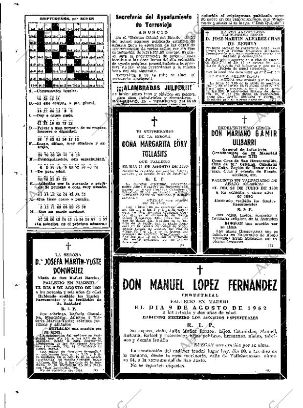 ABC MADRID 10-08-1962 página 46