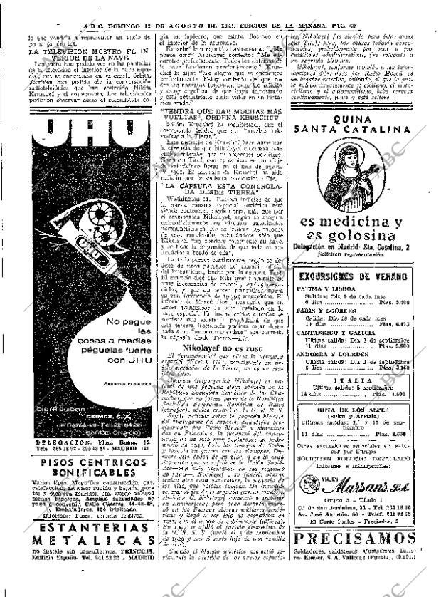 ABC MADRID 12-08-1962 página 60