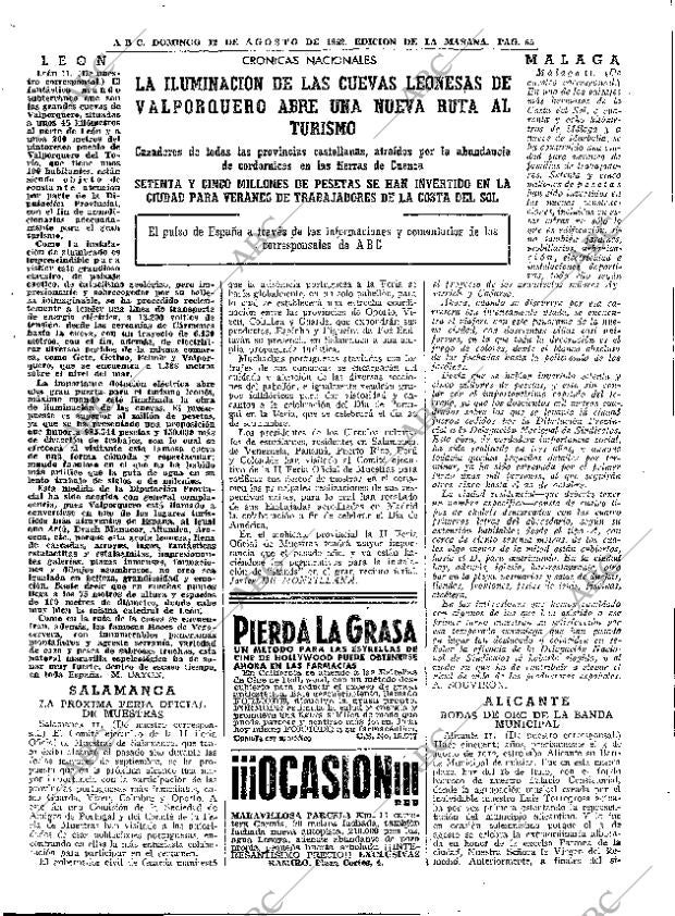 ABC MADRID 12-08-1962 página 65
