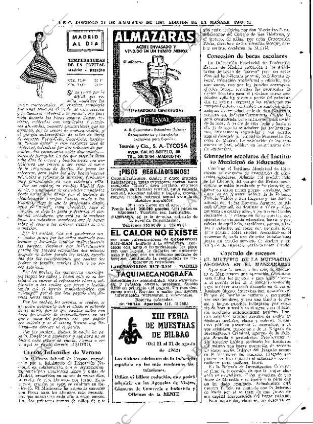 ABC MADRID 12-08-1962 página 71