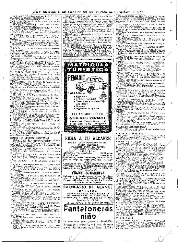 ABC MADRID 12-08-1962 página 77