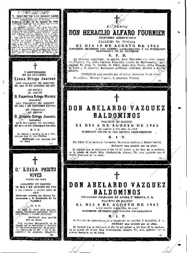 ABC MADRID 12-08-1962 página 85