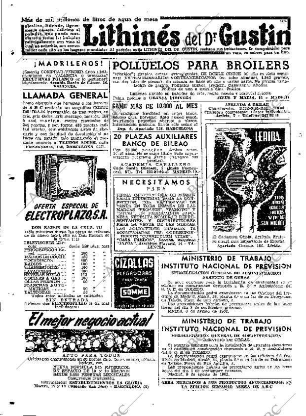 ABC MADRID 12-08-1962 página 86