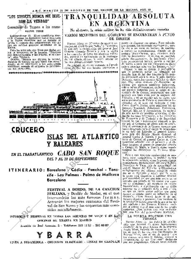 ABC MADRID 14-08-1962 página 29