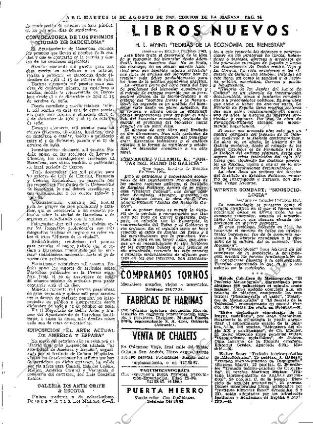 ABC MADRID 14-08-1962 página 34