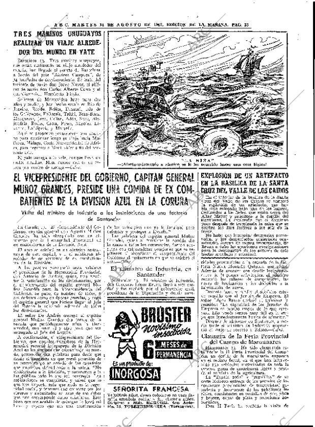 ABC MADRID 14-08-1962 página 35