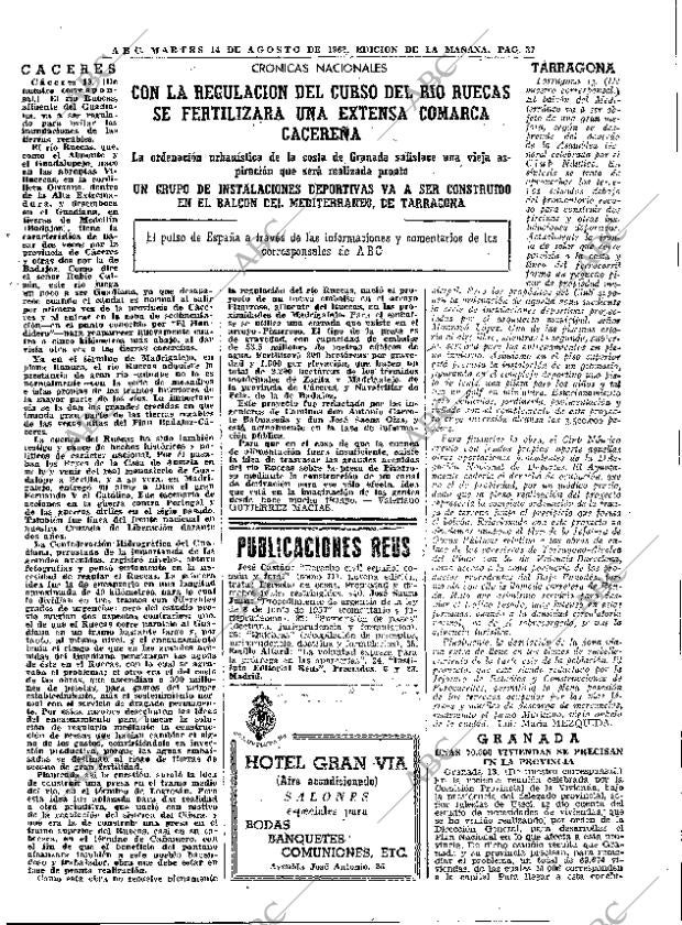 ABC MADRID 14-08-1962 página 37