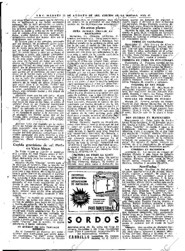 ABC MADRID 14-08-1962 página 42