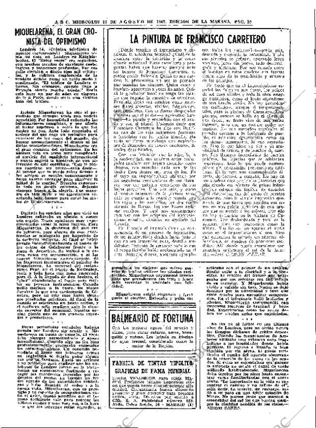 ABC MADRID 15-08-1962 página 29