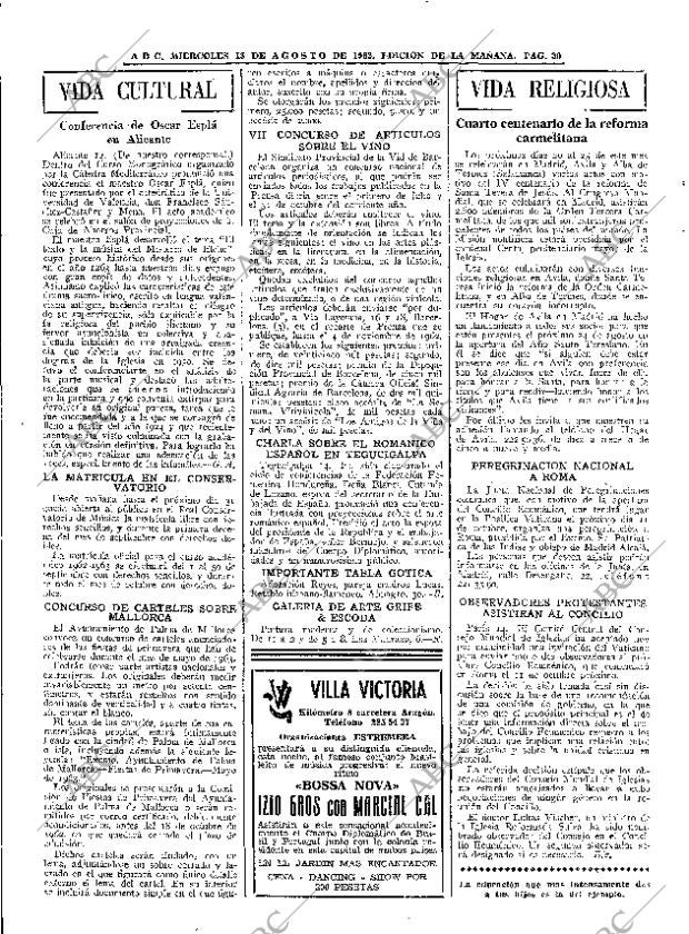 ABC MADRID 15-08-1962 página 30