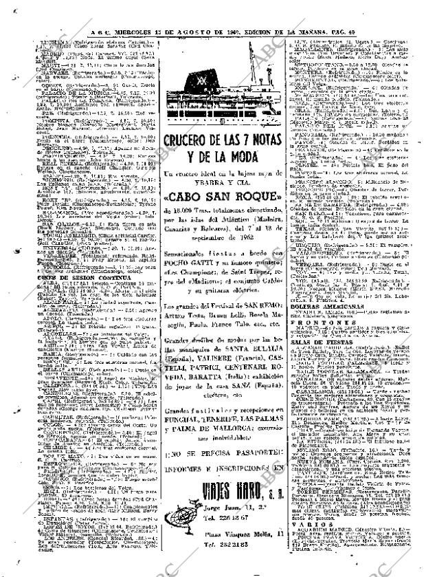 ABC MADRID 15-08-1962 página 40