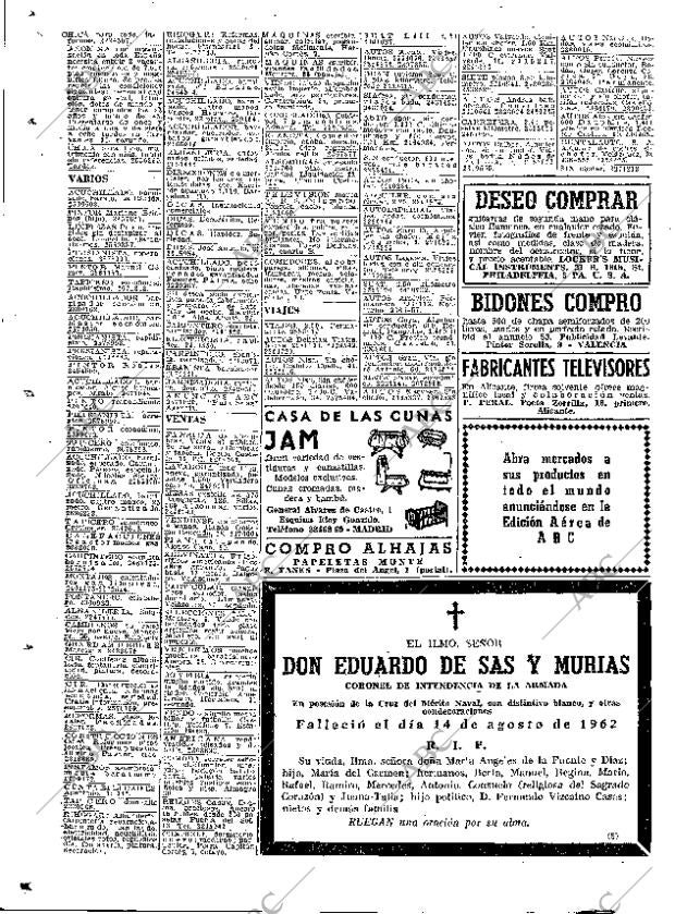 ABC MADRID 15-08-1962 página 44