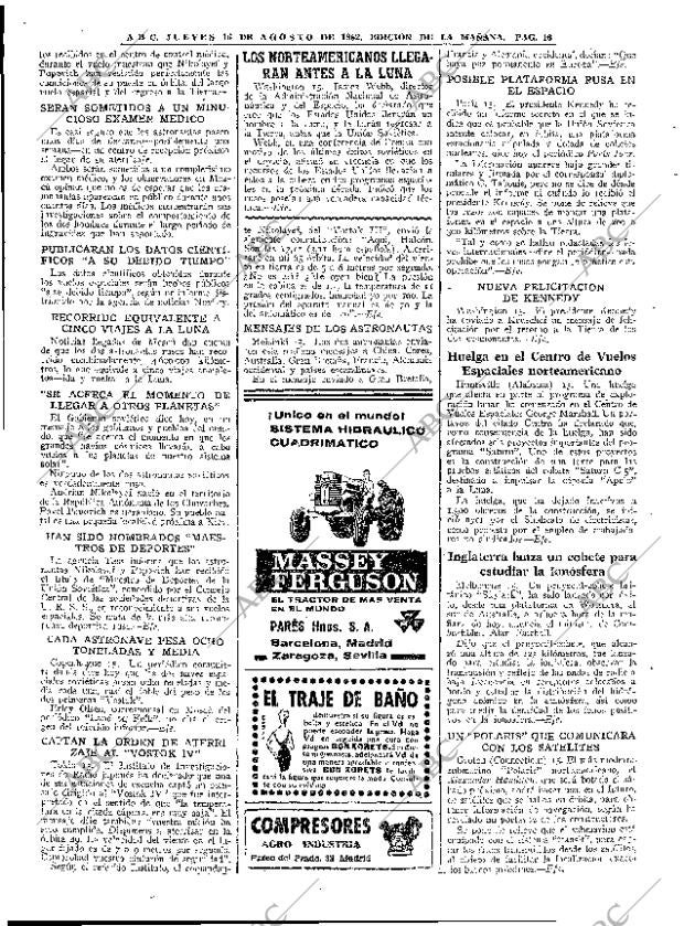 ABC MADRID 16-08-1962 página 16