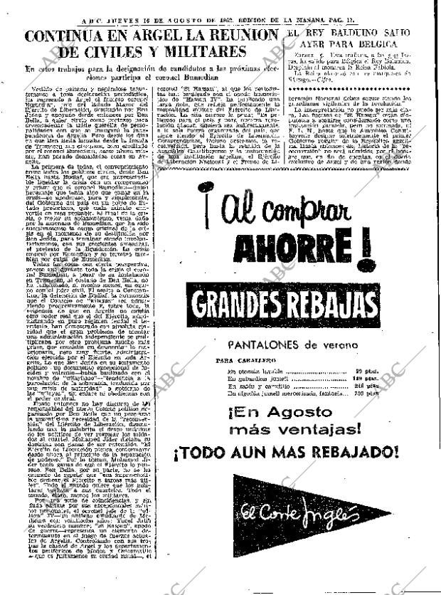 ABC MADRID 16-08-1962 página 17