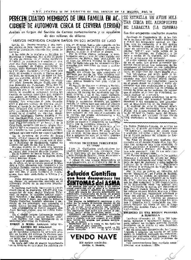 ABC MADRID 16-08-1962 página 30