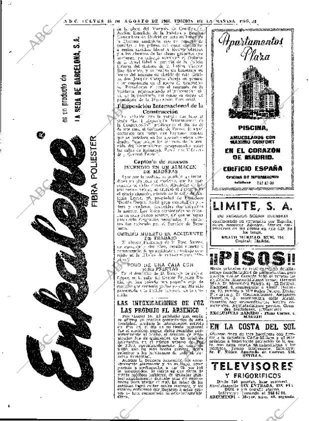 ABC MADRID 16-08-1962 página 32