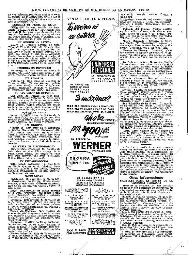 ABC MADRID 16-08-1962 página 37