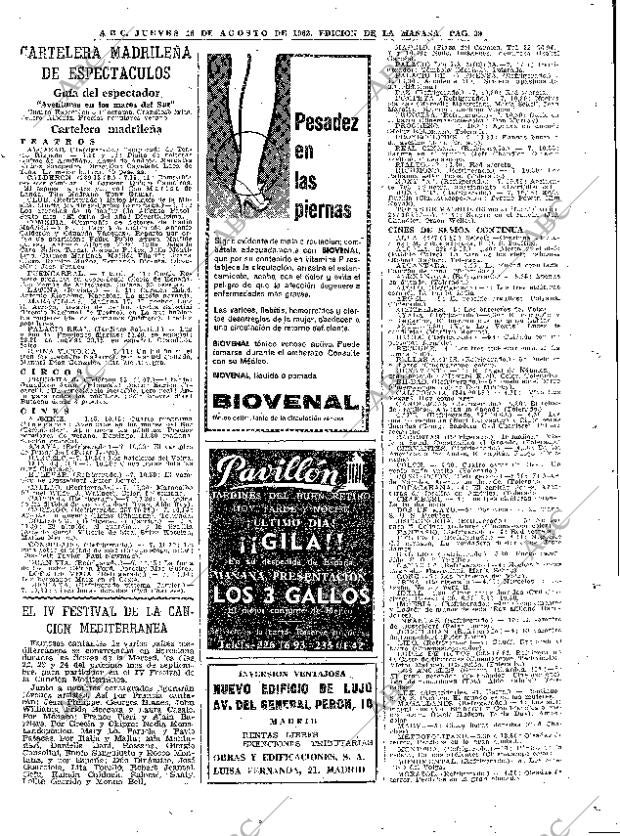 ABC MADRID 16-08-1962 página 39