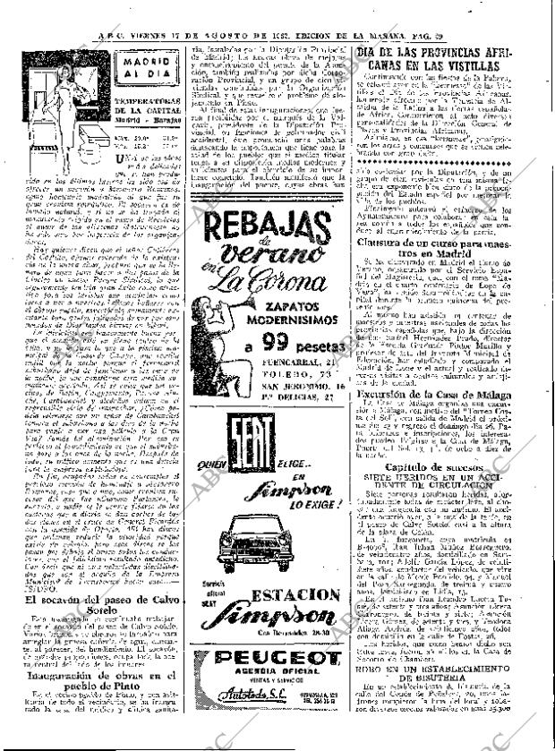 ABC MADRID 17-08-1962 página 29