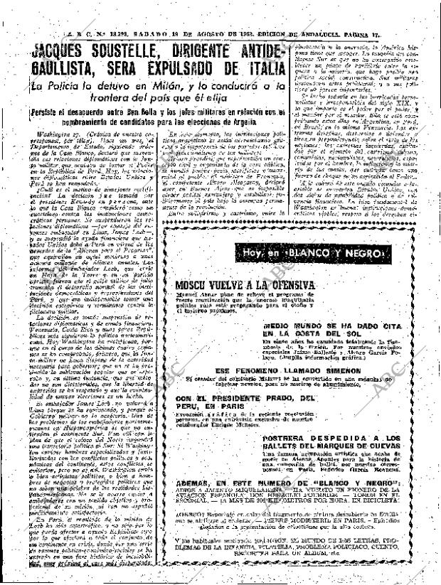 ABC SEVILLA 18-08-1962 página 17