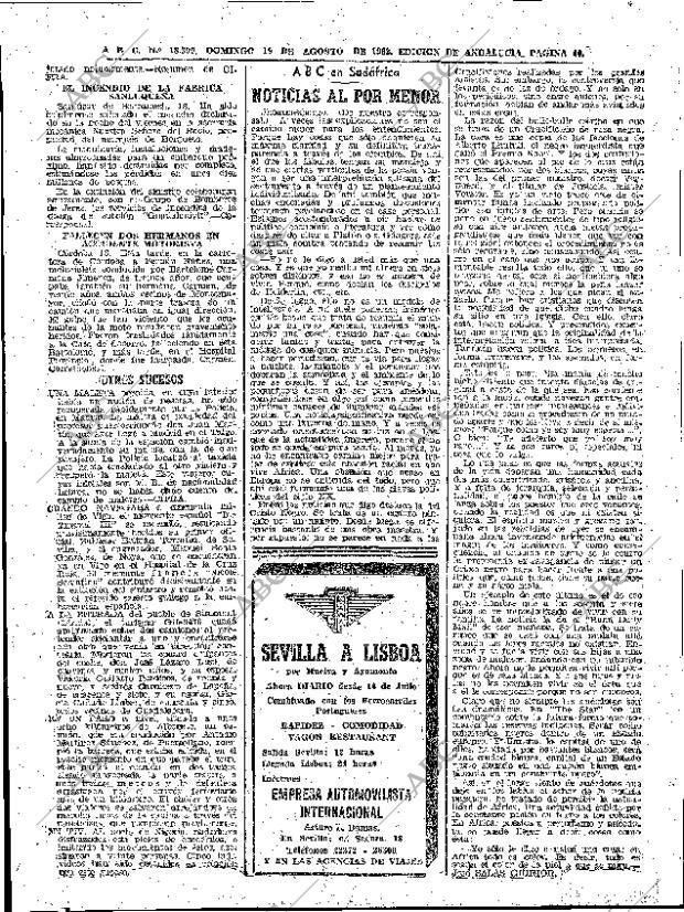 ABC SEVILLA 19-08-1962 página 40