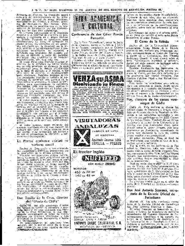 ABC SEVILLA 19-08-1962 página 42