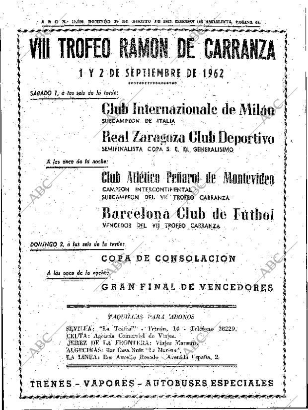 ABC SEVILLA 19-08-1962 página 48