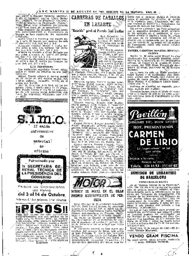 ABC MADRID 21-08-1962 página 42