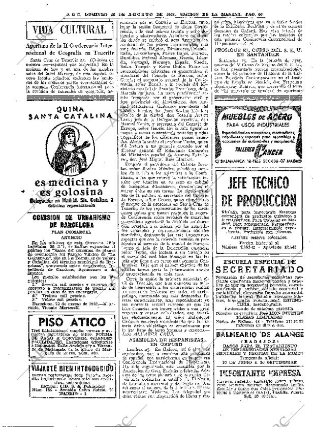 ABC MADRID 26-08-1962 página 60