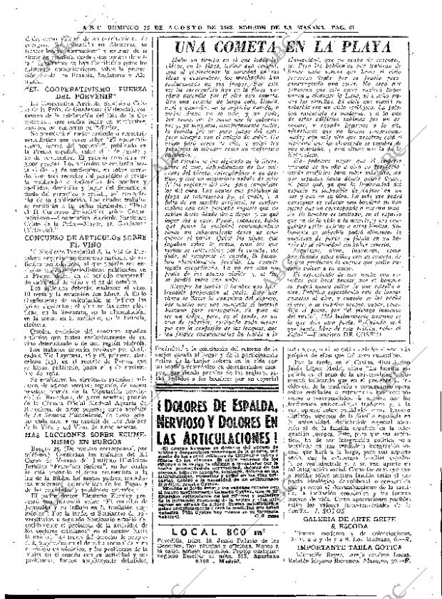 ABC MADRID 26-08-1962 página 61