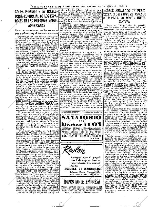 ABC MADRID 31-08-1962 página 24