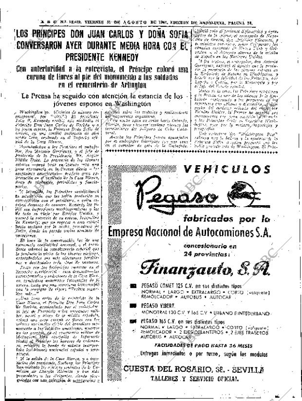ABC SEVILLA 31-08-1962 página 13