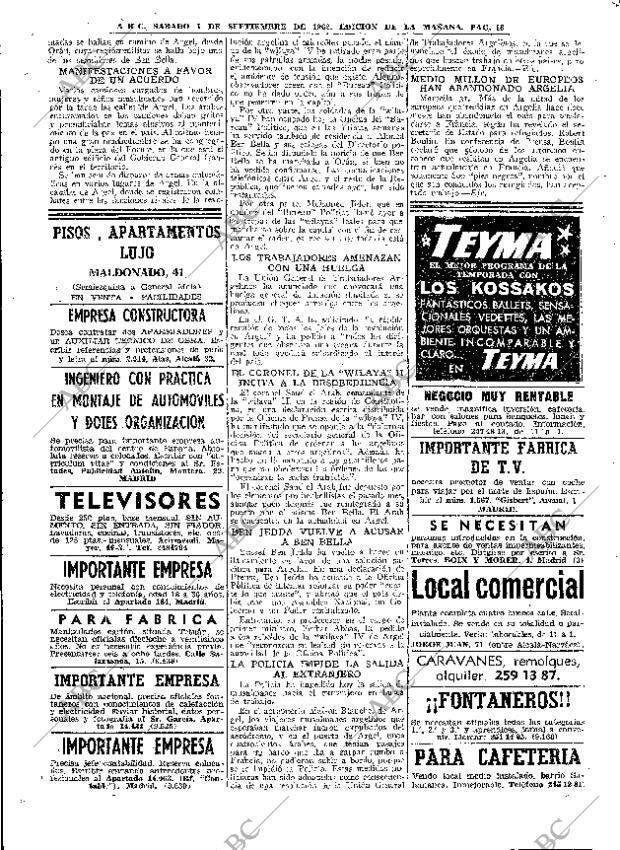 ABC MADRID 01-09-1962 página 16