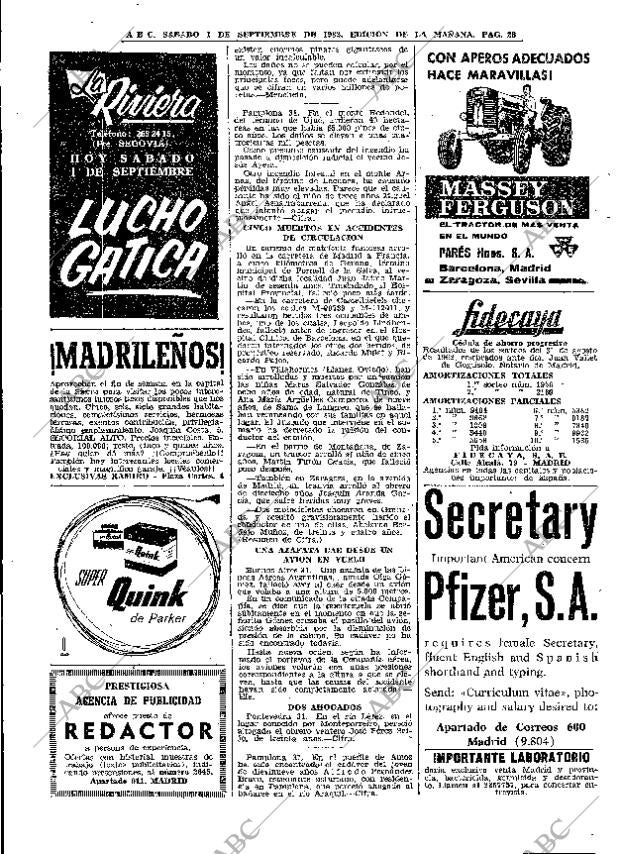 ABC MADRID 01-09-1962 página 28