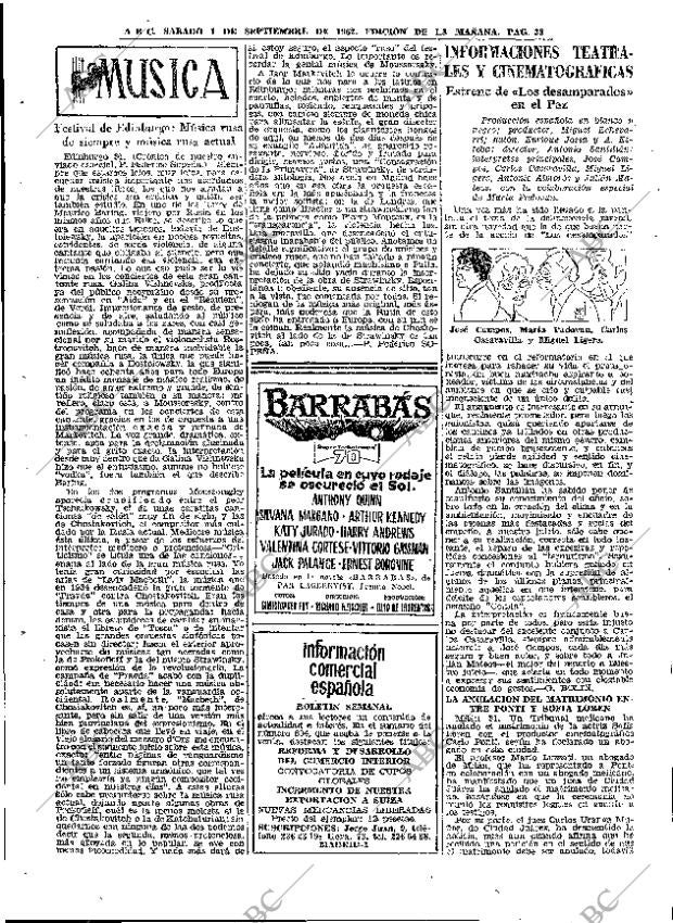 ABC MADRID 01-09-1962 página 38