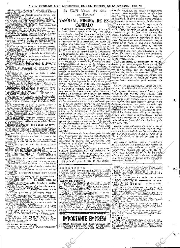ABC MADRID 02-09-1962 página 73