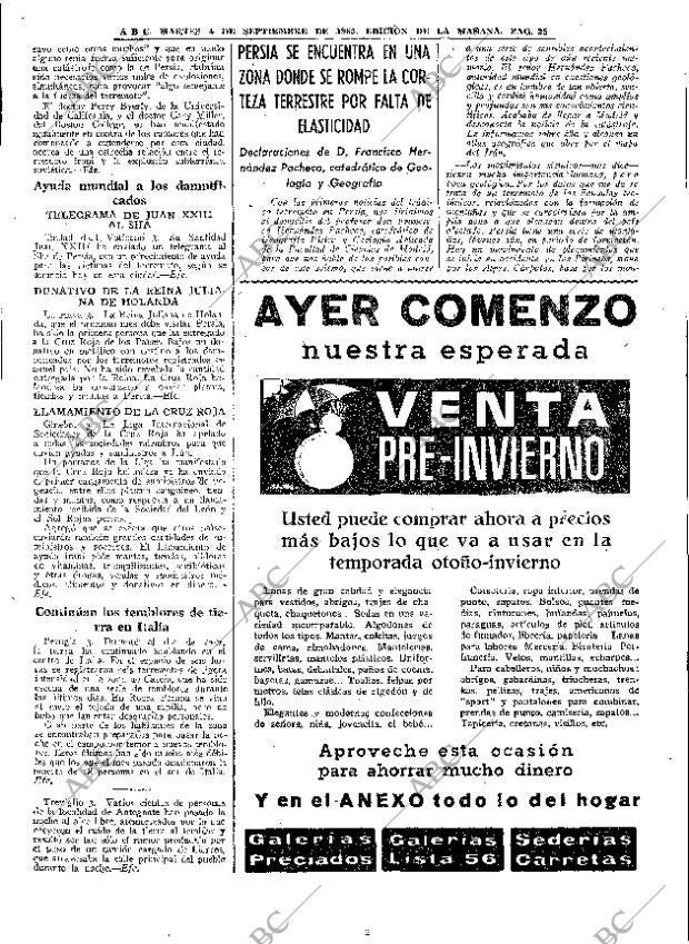 ABC MADRID 04-09-1962 página 25