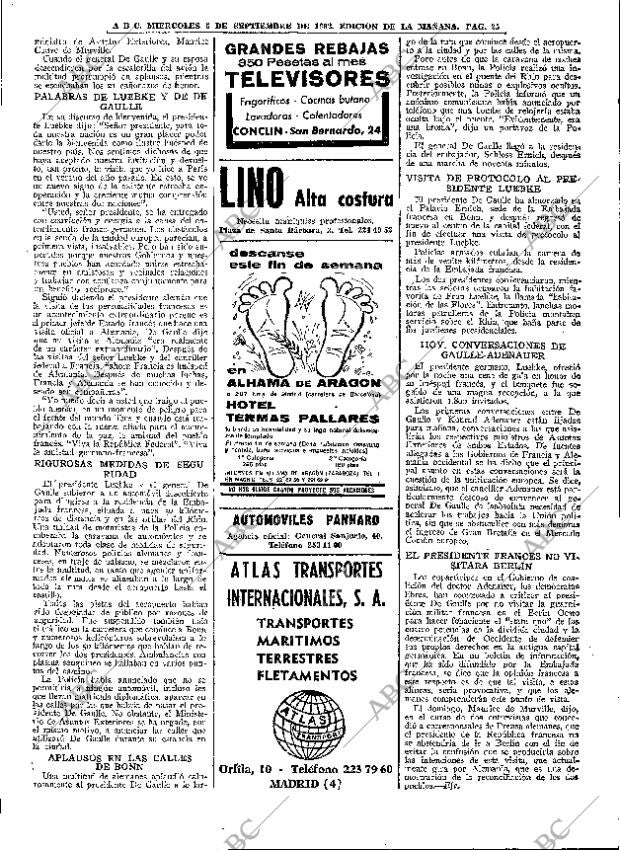 ABC MADRID 05-09-1962 página 25