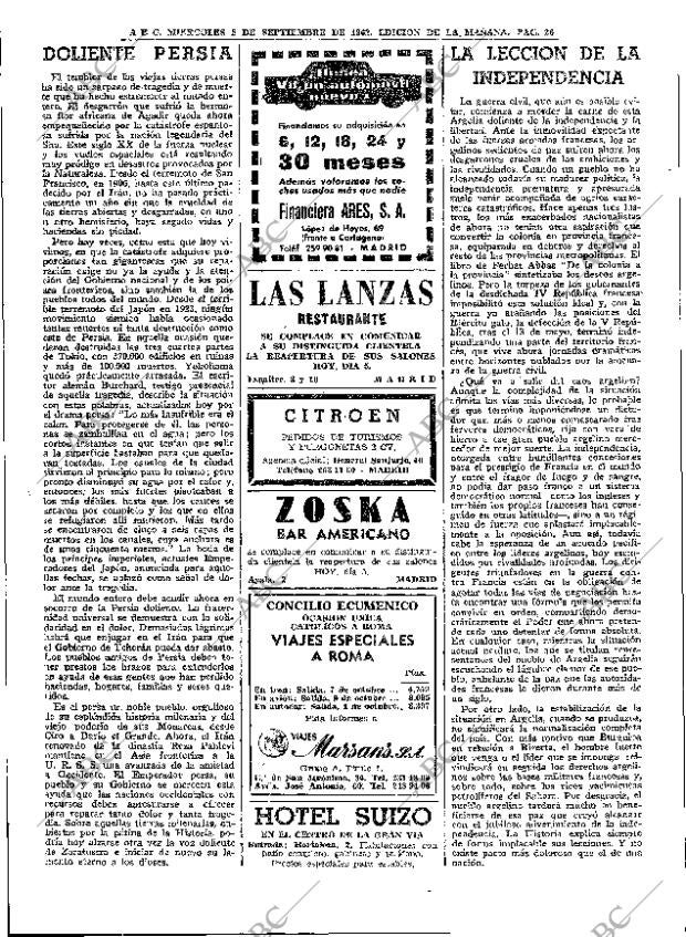 ABC MADRID 05-09-1962 página 26