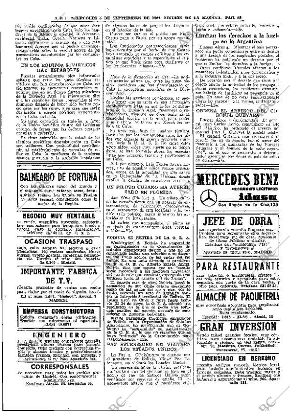 ABC MADRID 05-09-1962 página 28