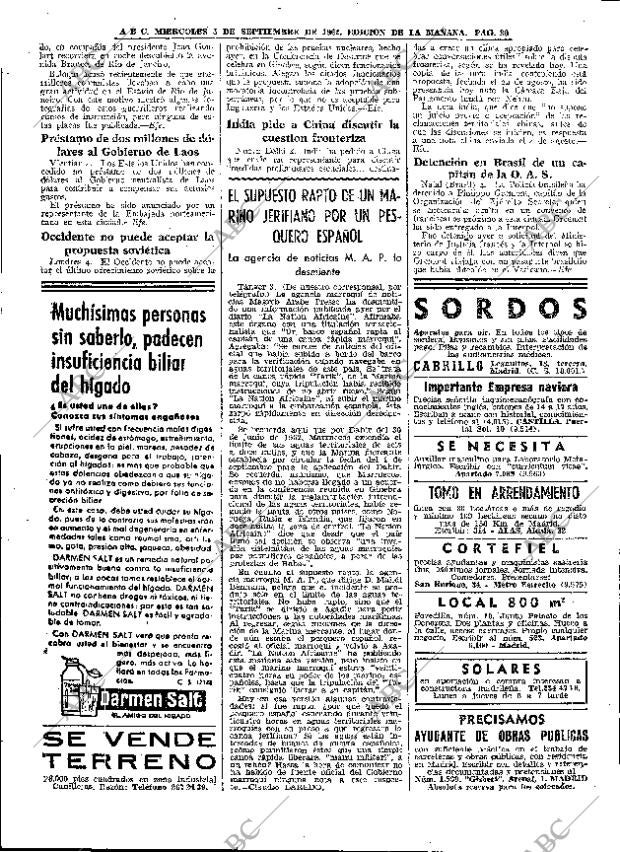 ABC MADRID 05-09-1962 página 30